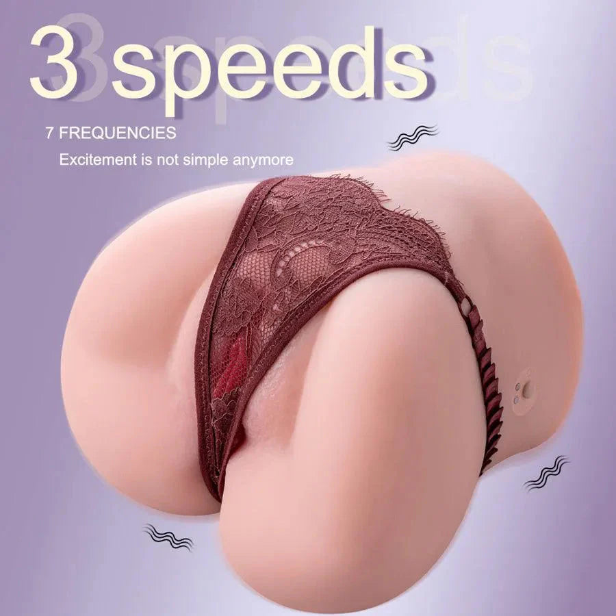 Realistic Deual Pleasure Vibrating
Sex Doll